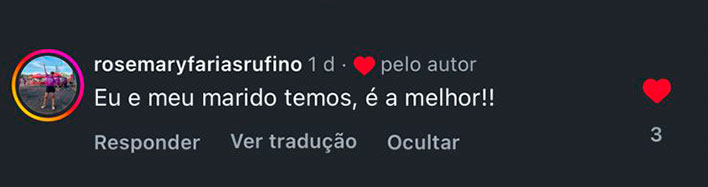 Depoimento de cliente 1